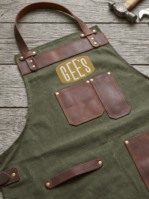 Workshop Apron label artwork