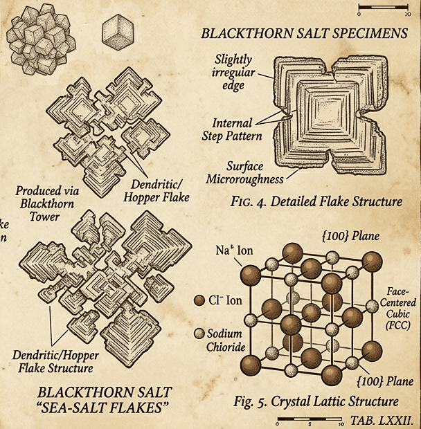 Blackthorn salt crystals — East Neuk, Fife